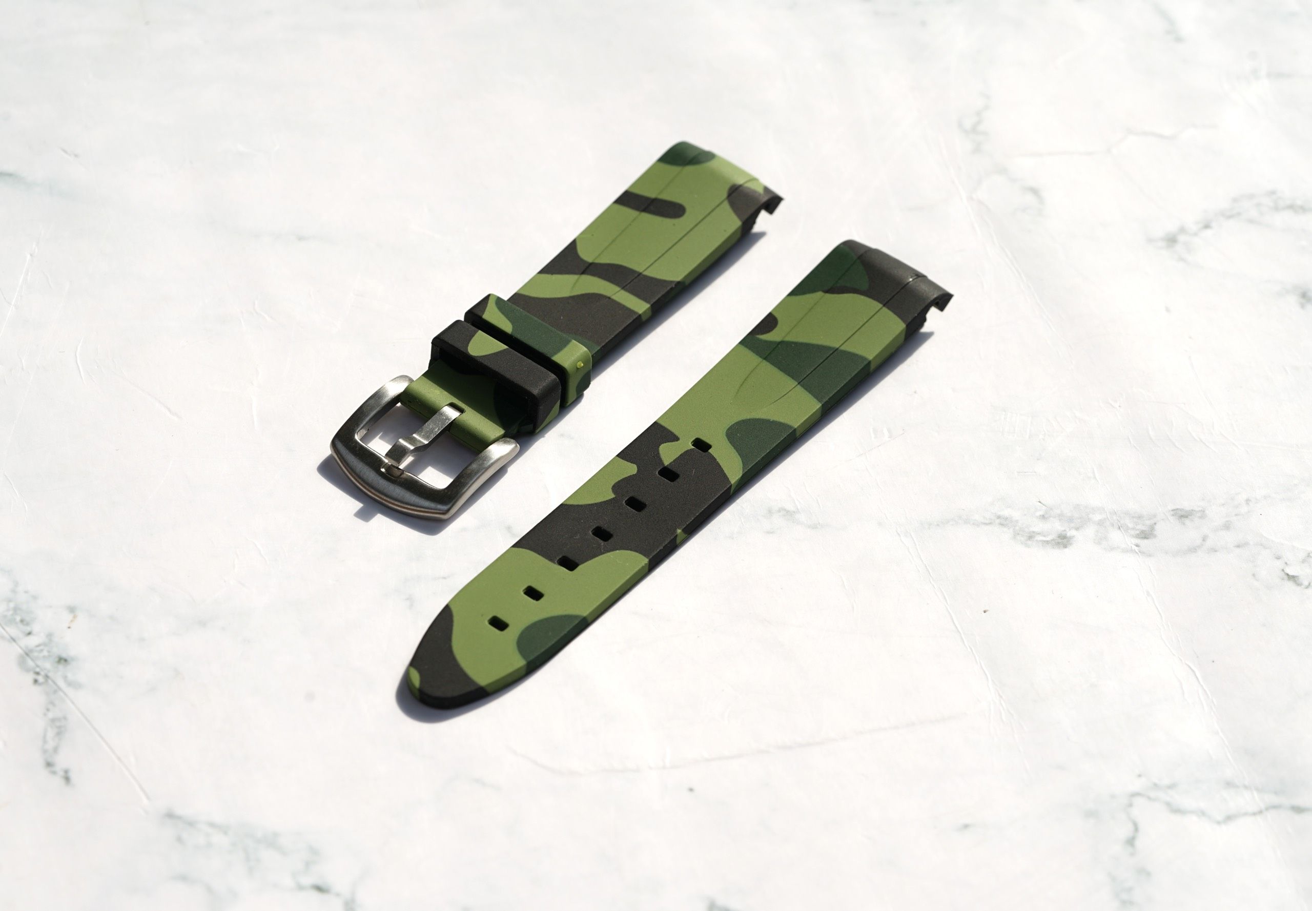 20mm Curved Ended - Green Camo