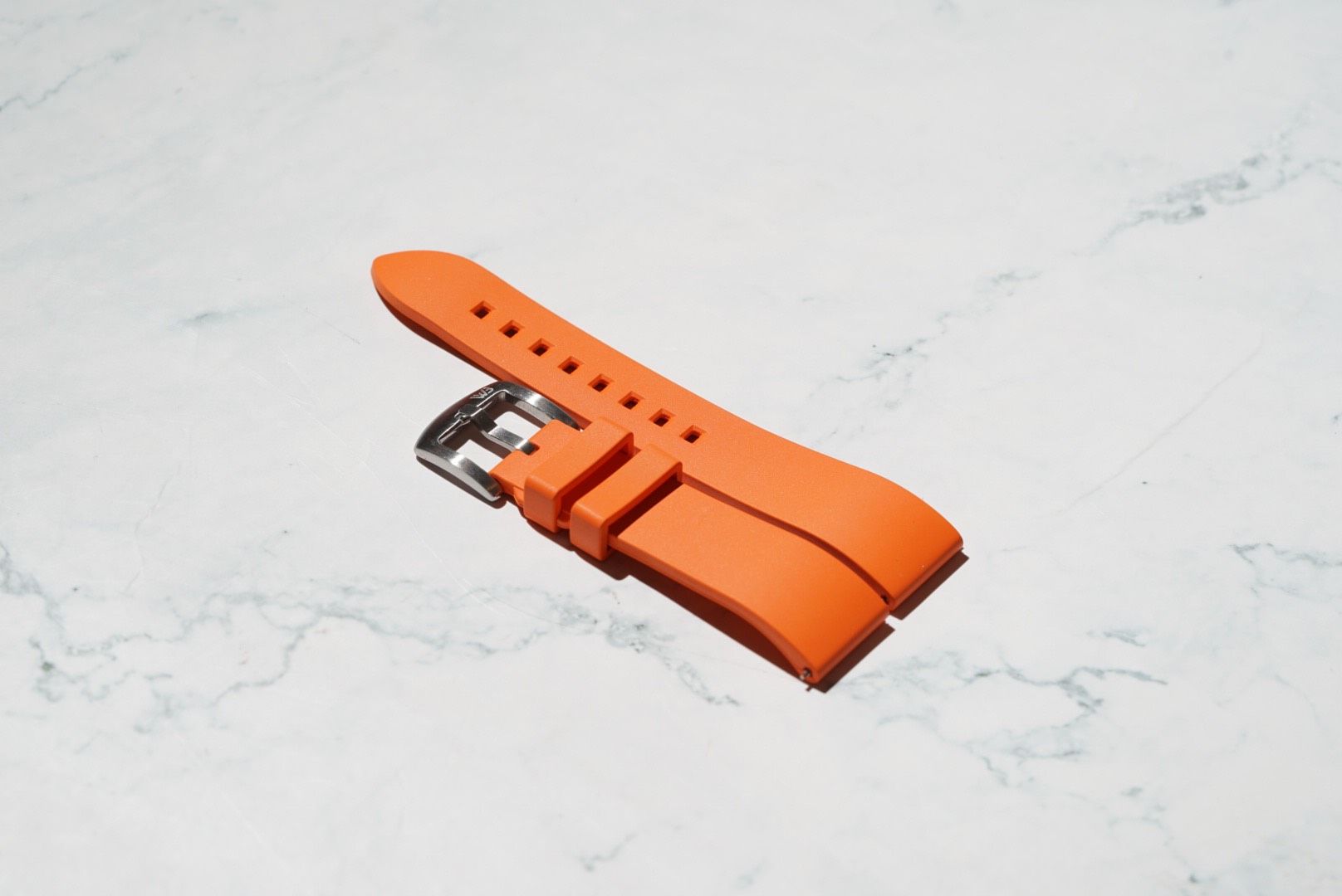 Classic Style Rubber Watch Strap – Orange