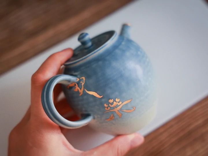 Marine Blue Teapot