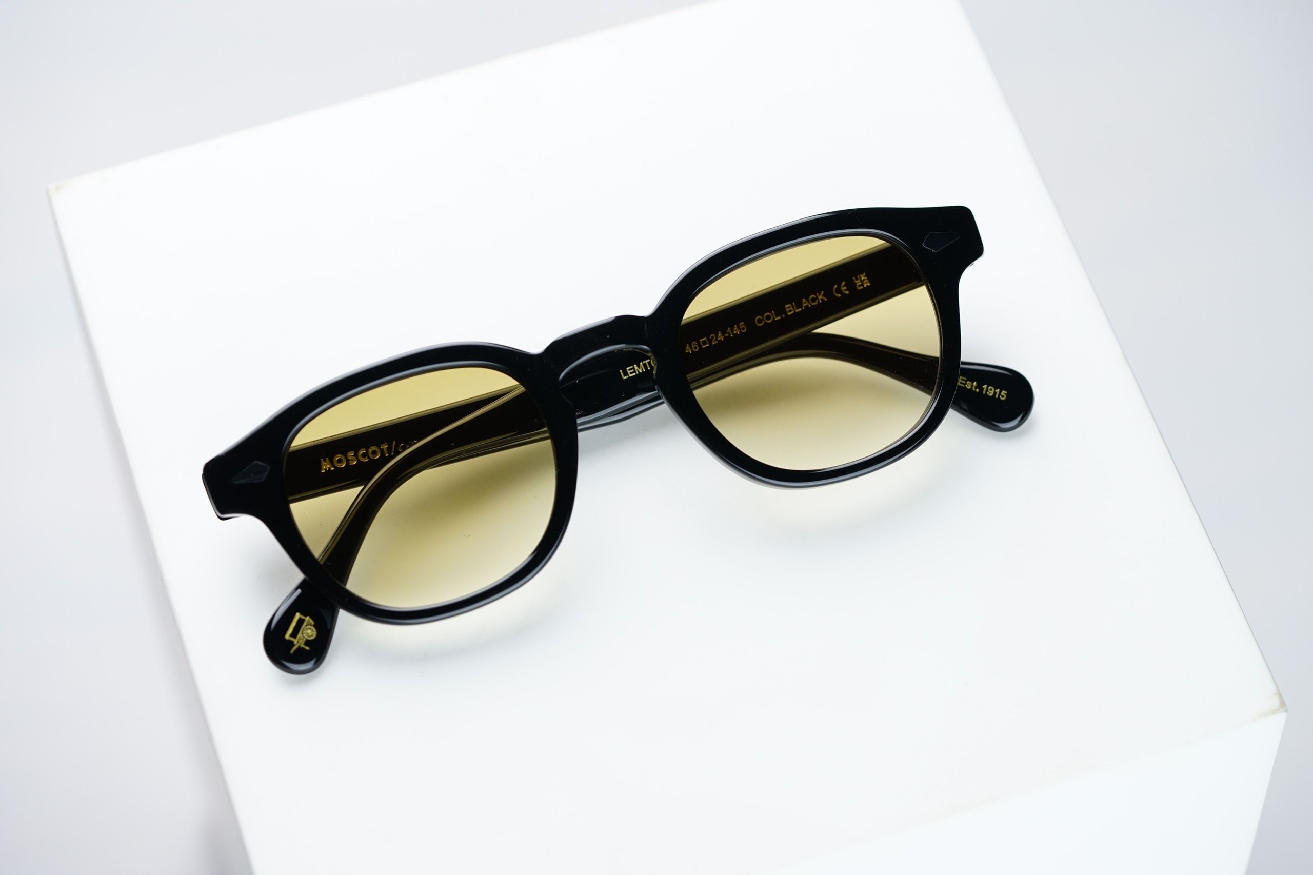 Moscot Lemtosh Sun Base 2 Black - Chestnut Fade Lens