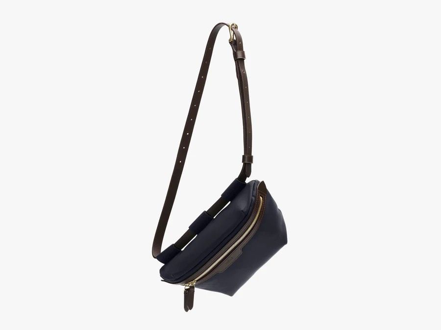 Mismo MS871319. BELT BAG, NAVY/DARK BROWN