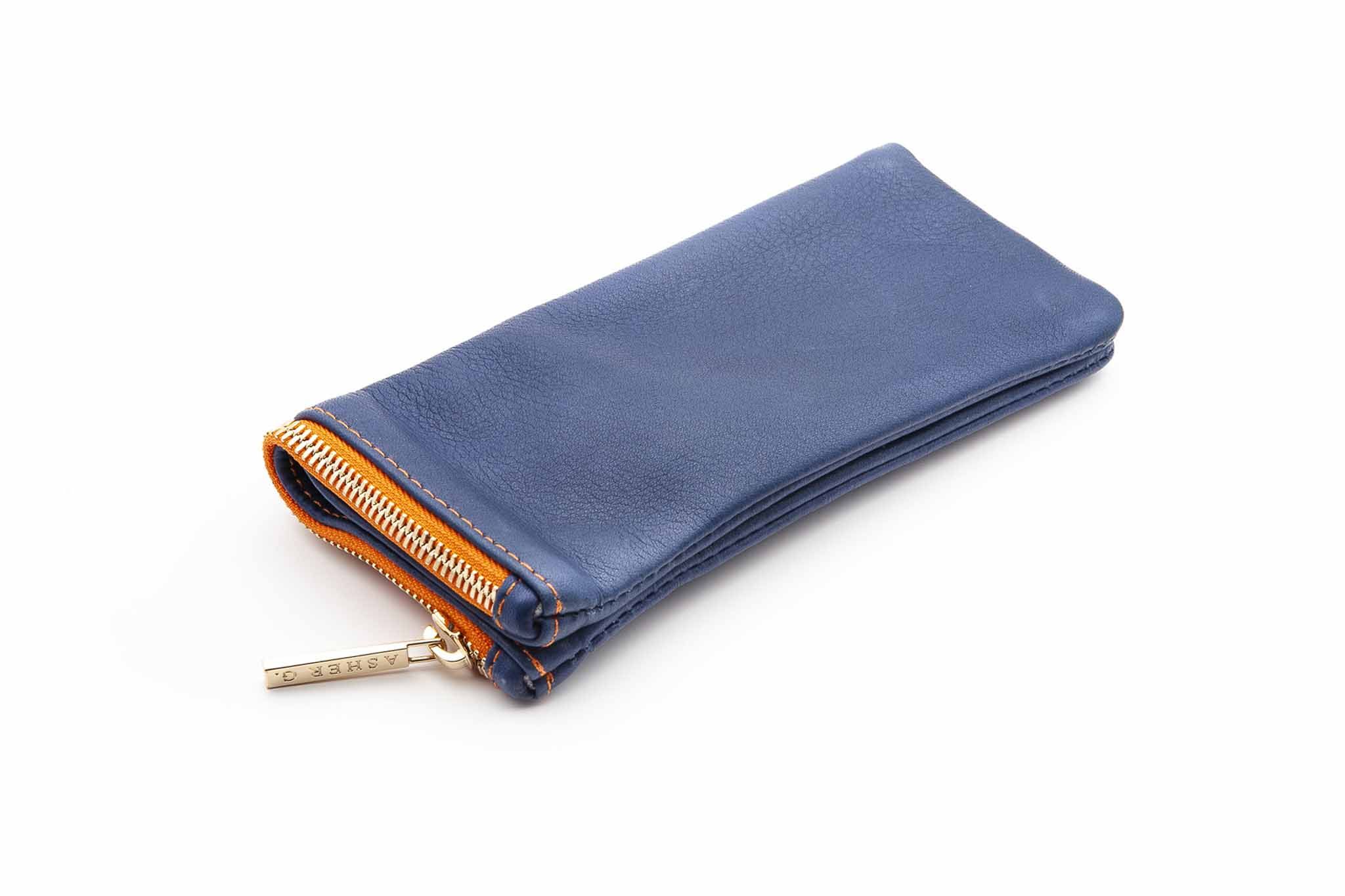 Soft Leather Pouch ACCS001 NVY
