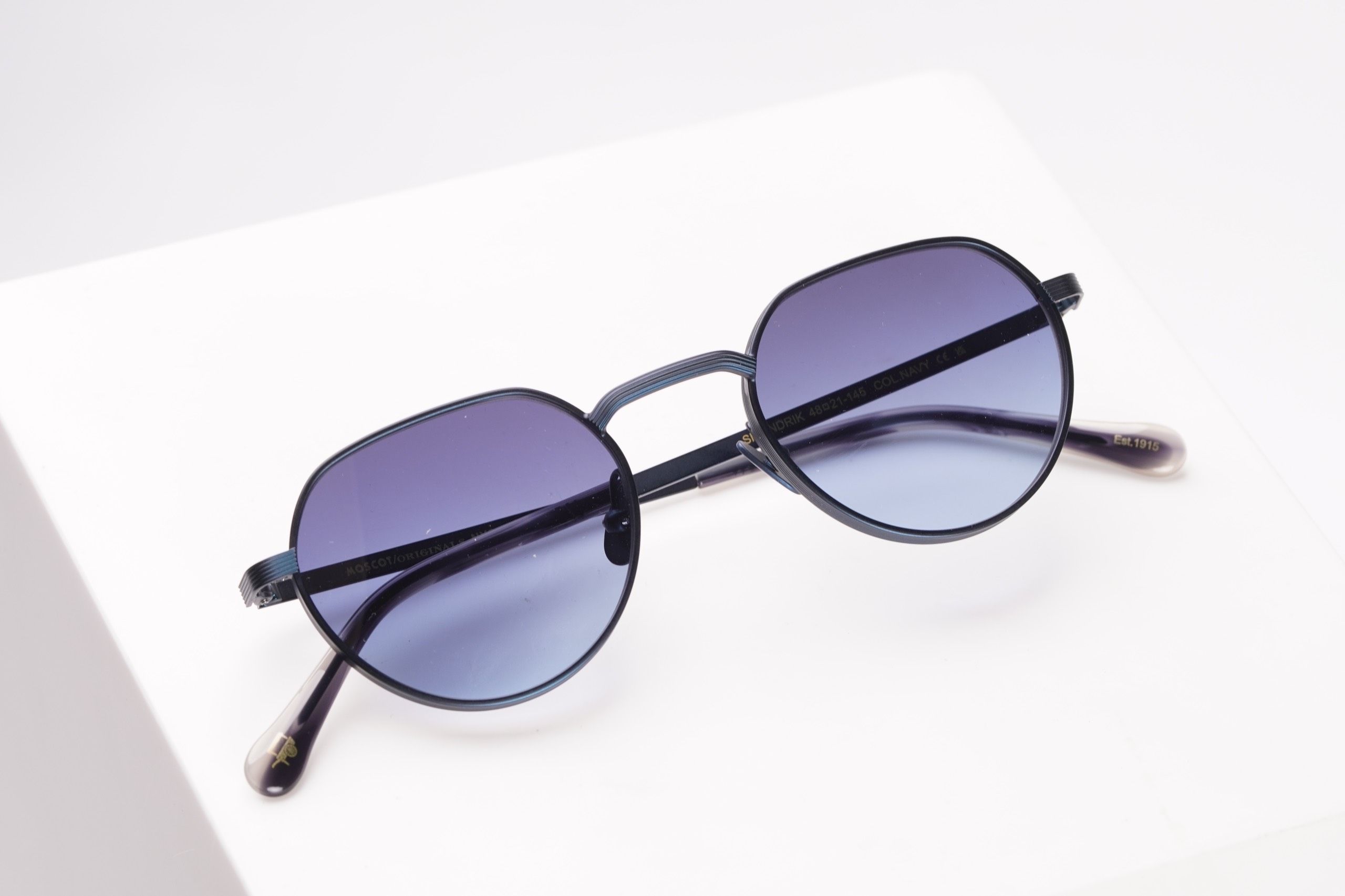 Moscot SMENDRIK SUN DENIM BLUE col. NAVY 