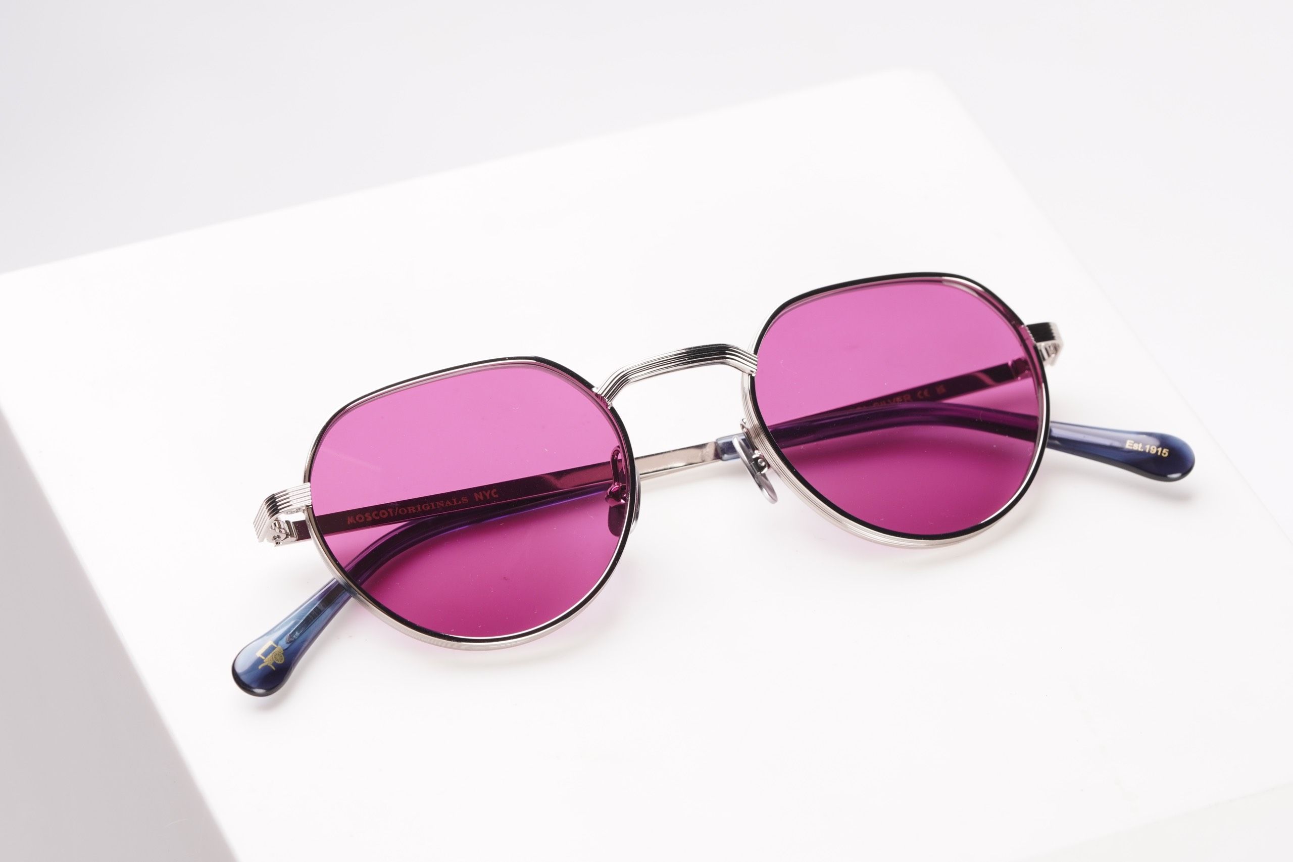 Moscot SMENDRIK SUN PURPLE NURPLE col. SILVER