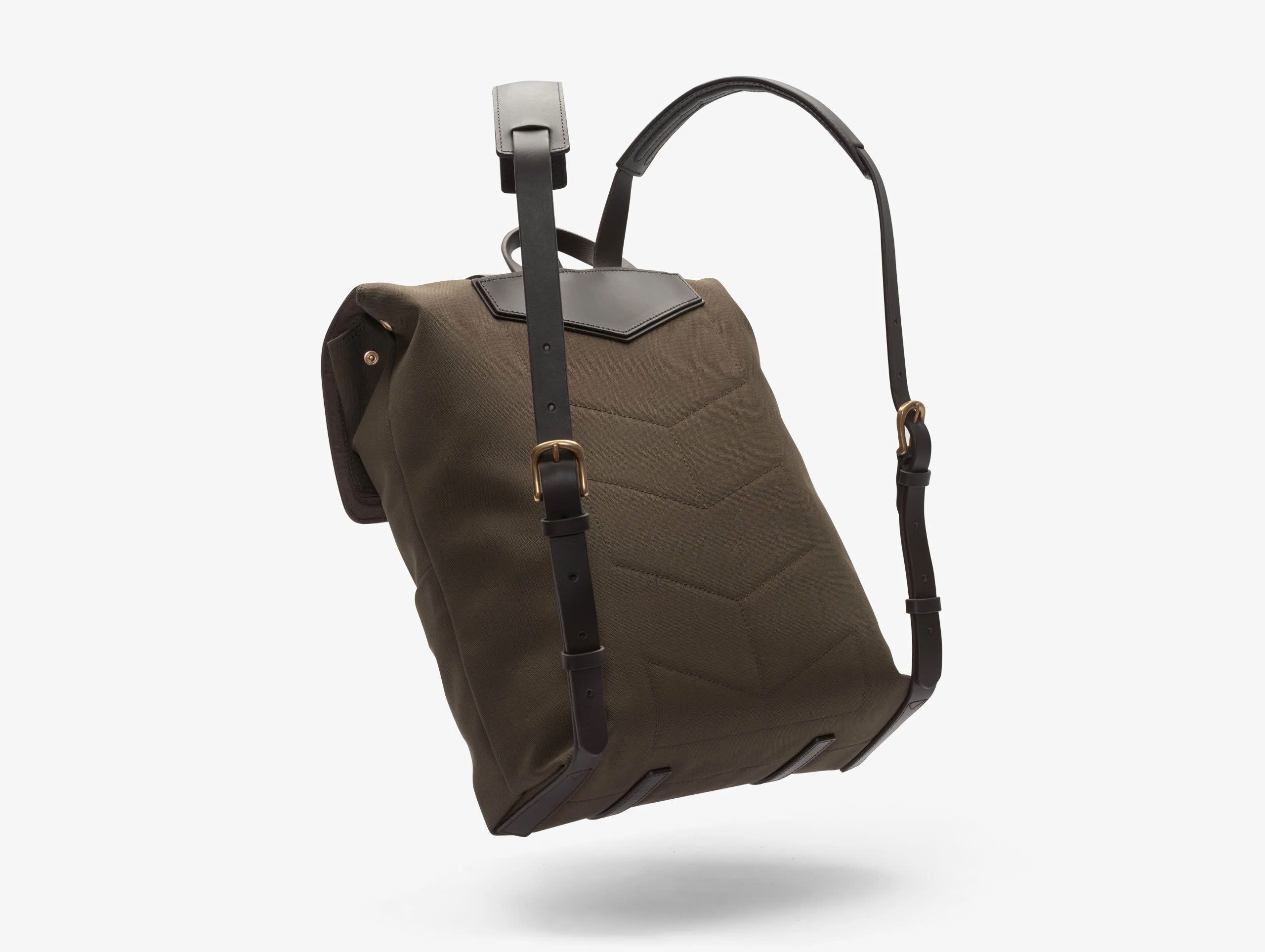 Mismo MS100112. BACKPACK ARMY/ DARK BROWN 