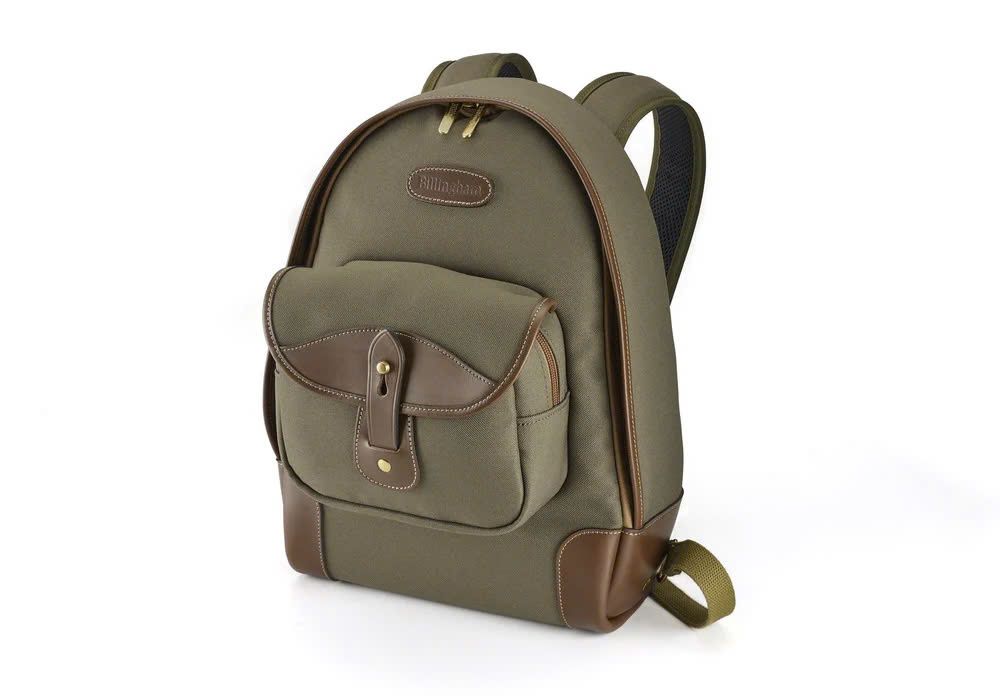 Billingham 35 RUCKSACK - SAGE FIBRENYTECHOCOLATE