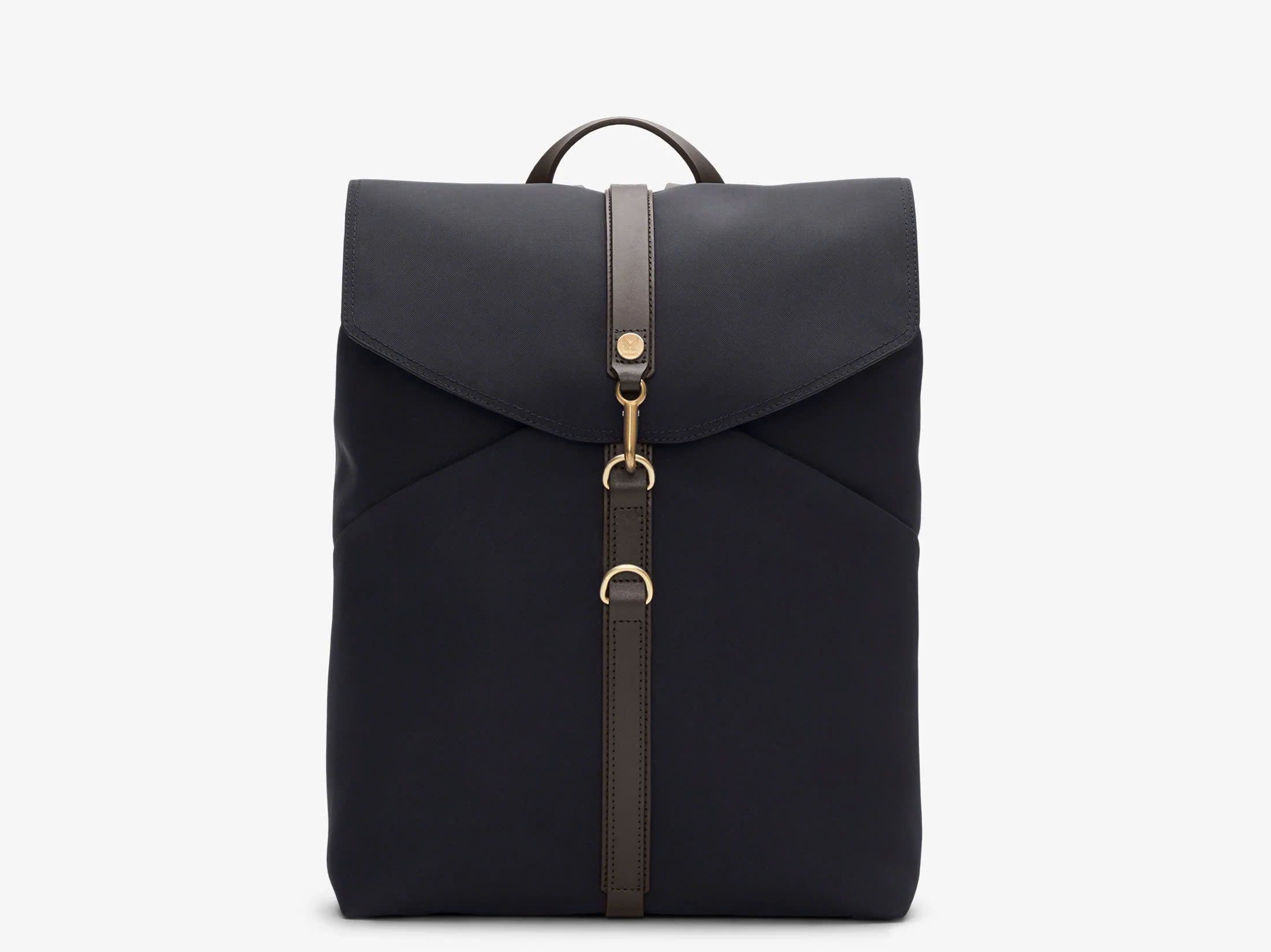 Mismo MS011320 RUCKSACK, NAVY/ DARK BROWN 