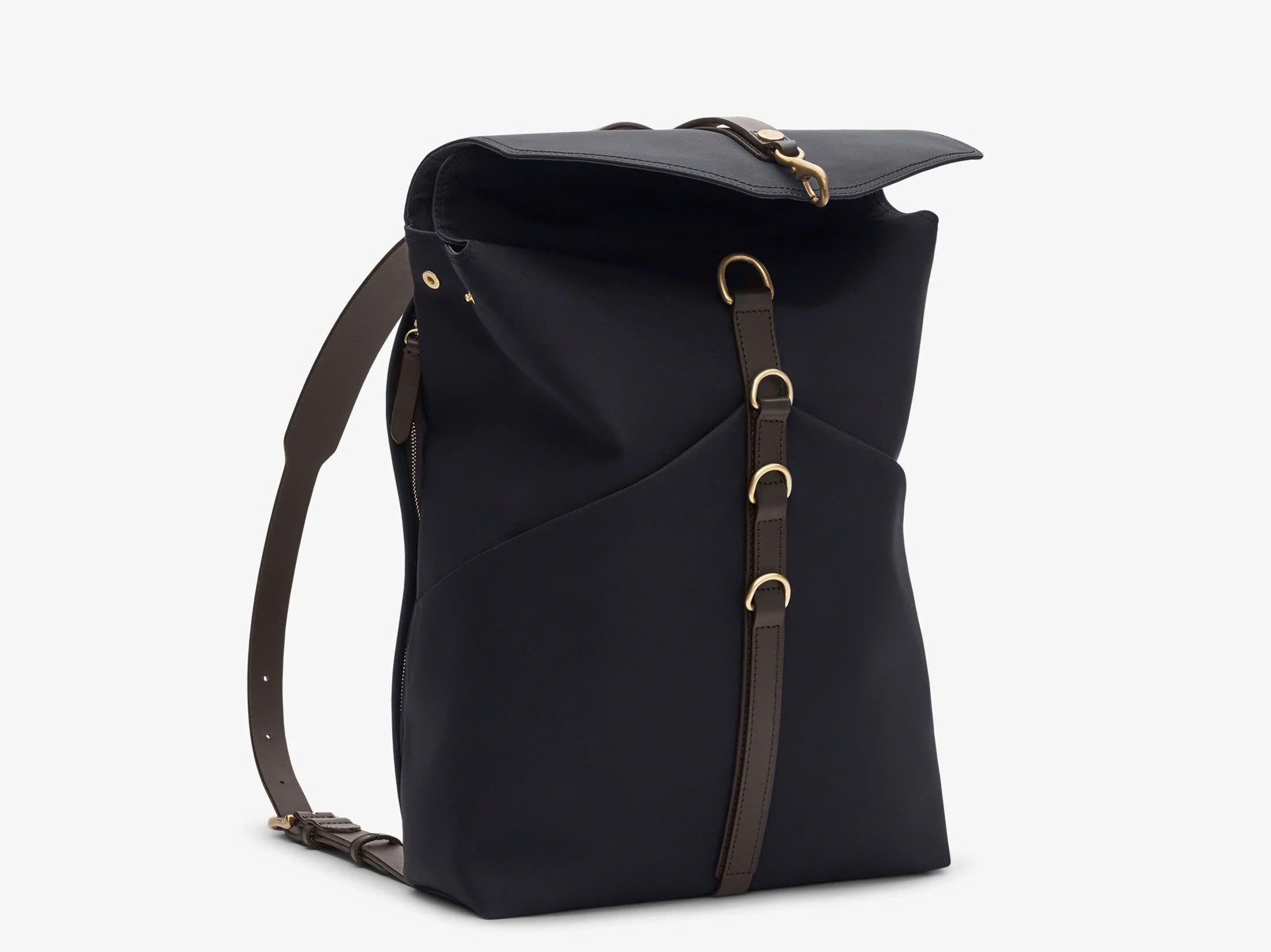 Mismo MS011320 RUCKSACK, NAVY/ DARK BROWN 