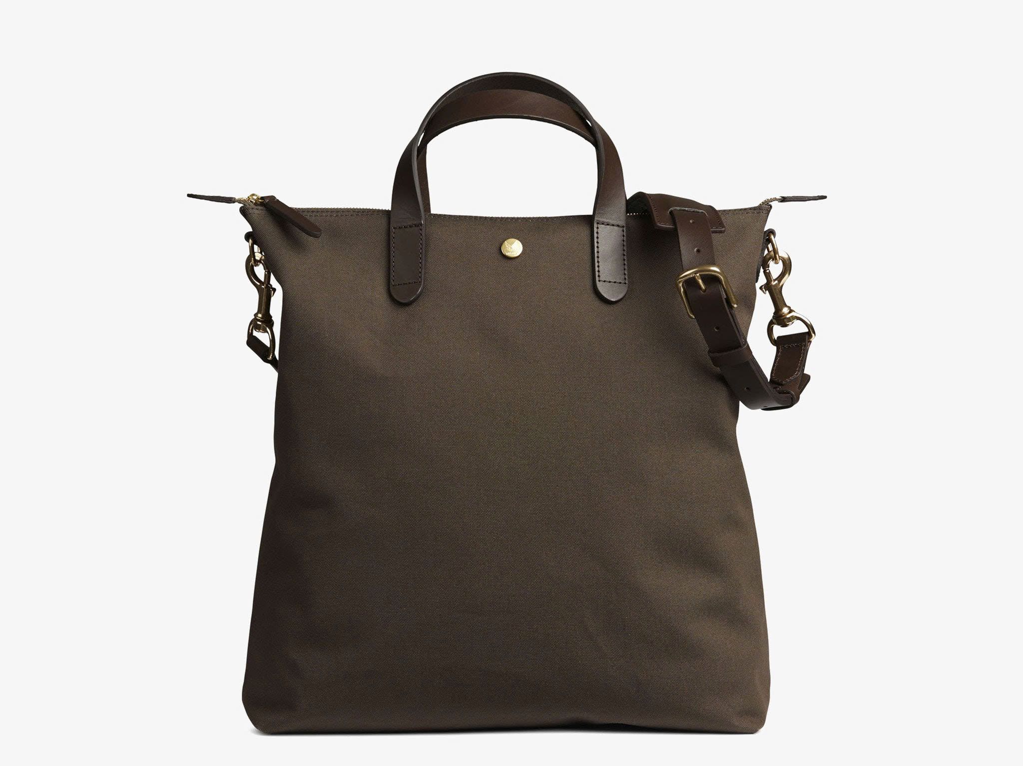 Mismo MS250112. SHOPPER, ARMY/DARK BROWN