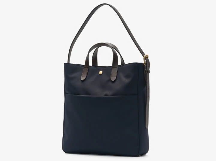 Mismo FIELD TOTE, NAVY/ DARK BROWN MS281325