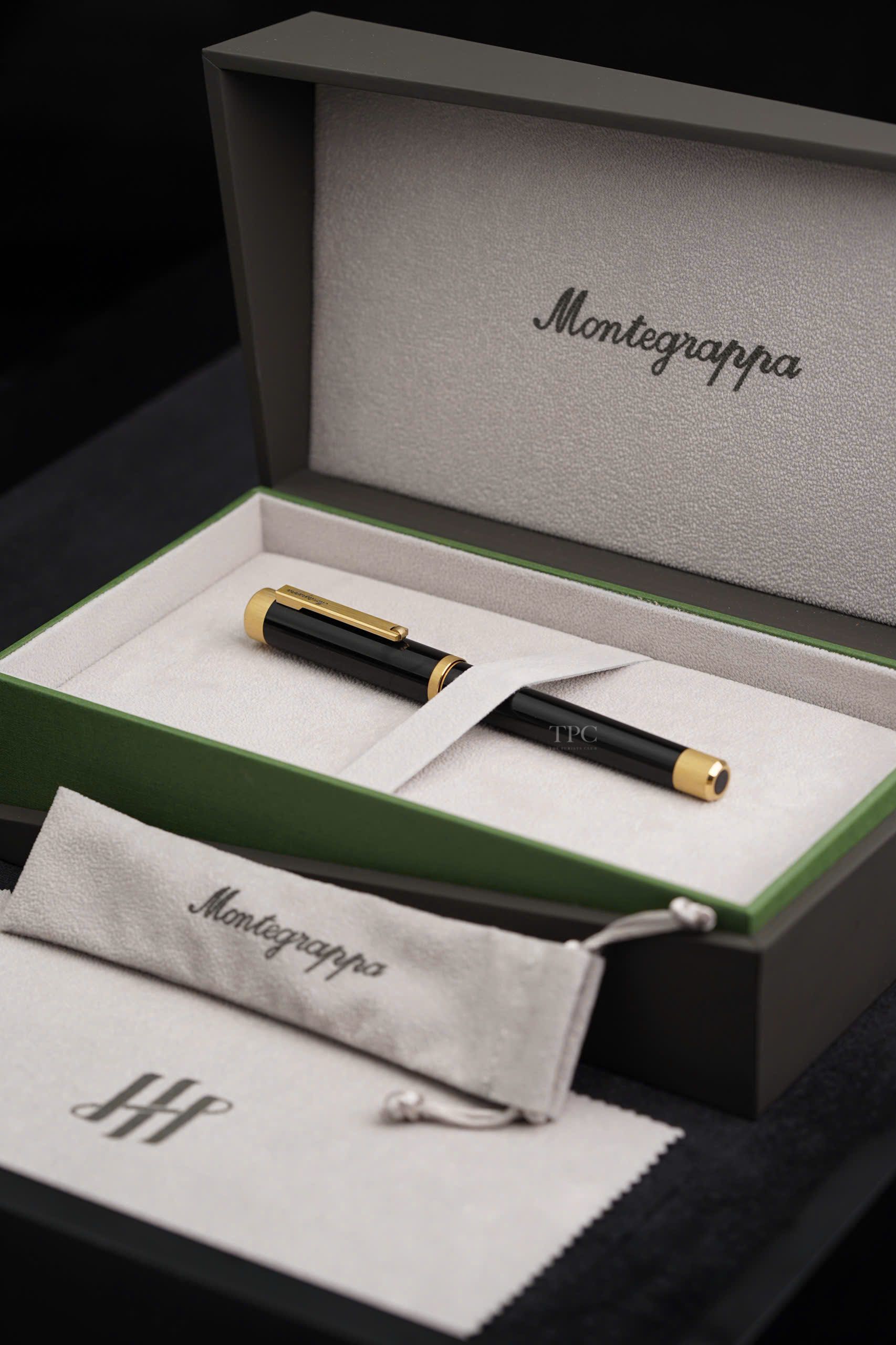 Zero / Black - Fountain Pen / IP Yellow Gold