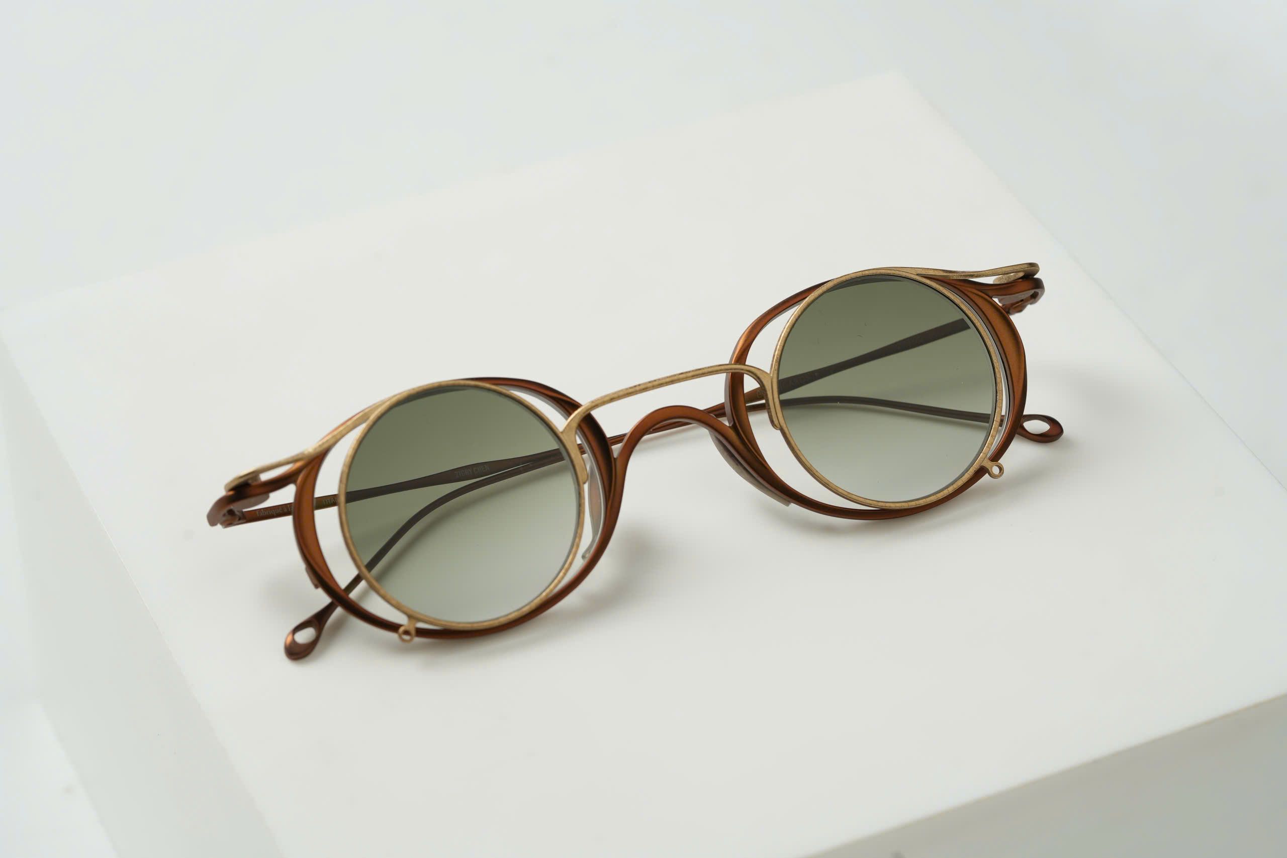 RG1943ZC/ANTIQUE BRONZE x ANTIQUE GOLD CLIP x CLEAR+SUN