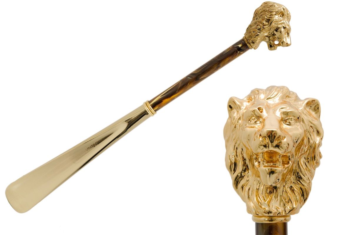 Gold Lion Shoehorn