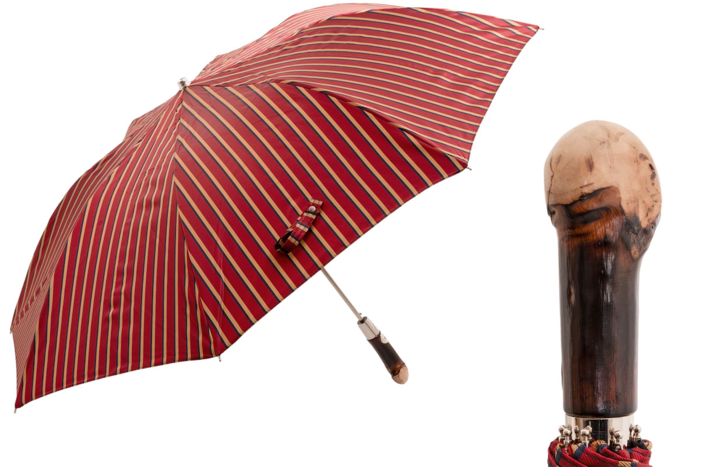 Striped Folding Umbrella