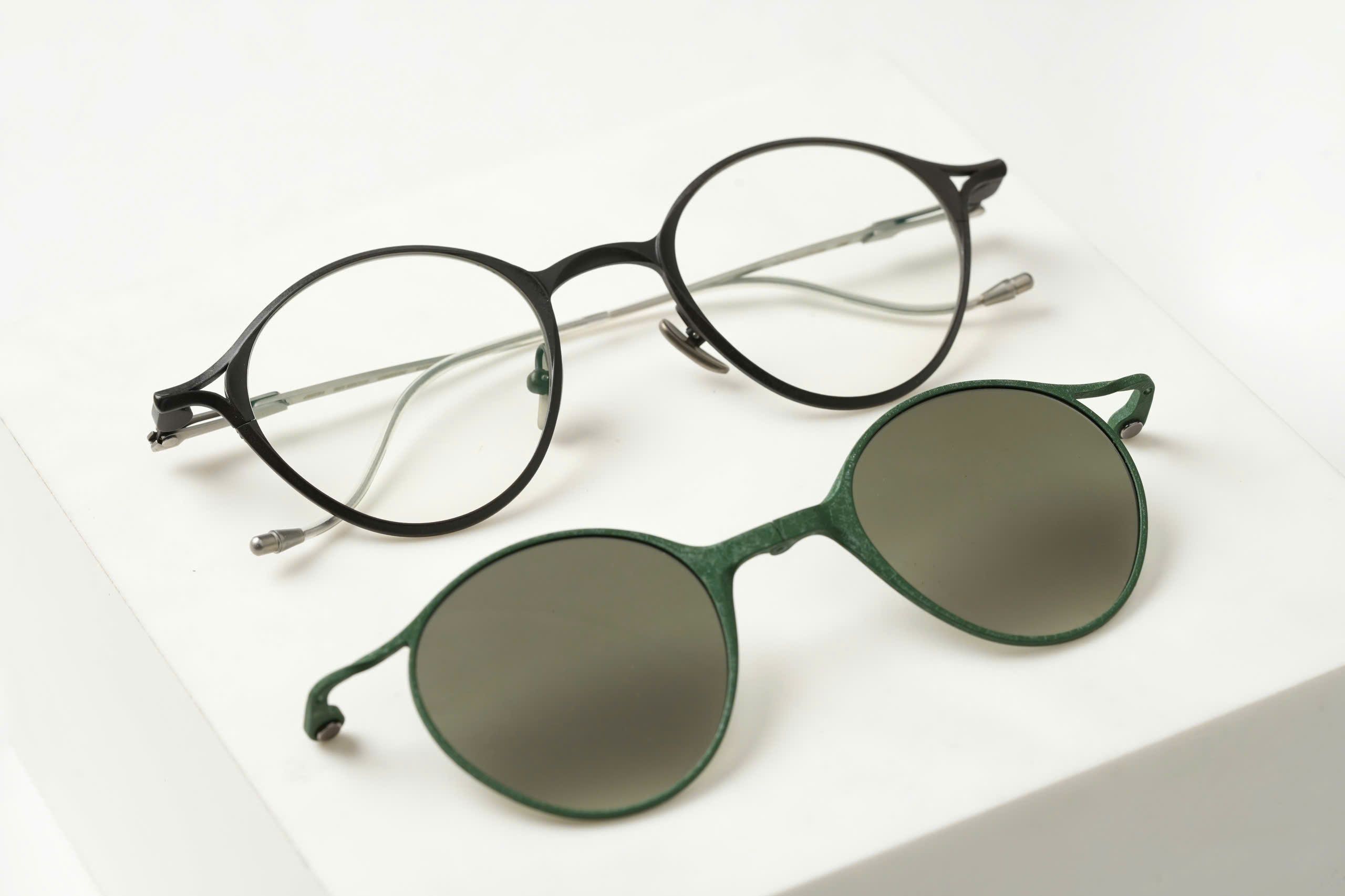 RG1038TI/ANTIQUE BRONZE x DARK GREEN CLIP/CLEAR+SUN