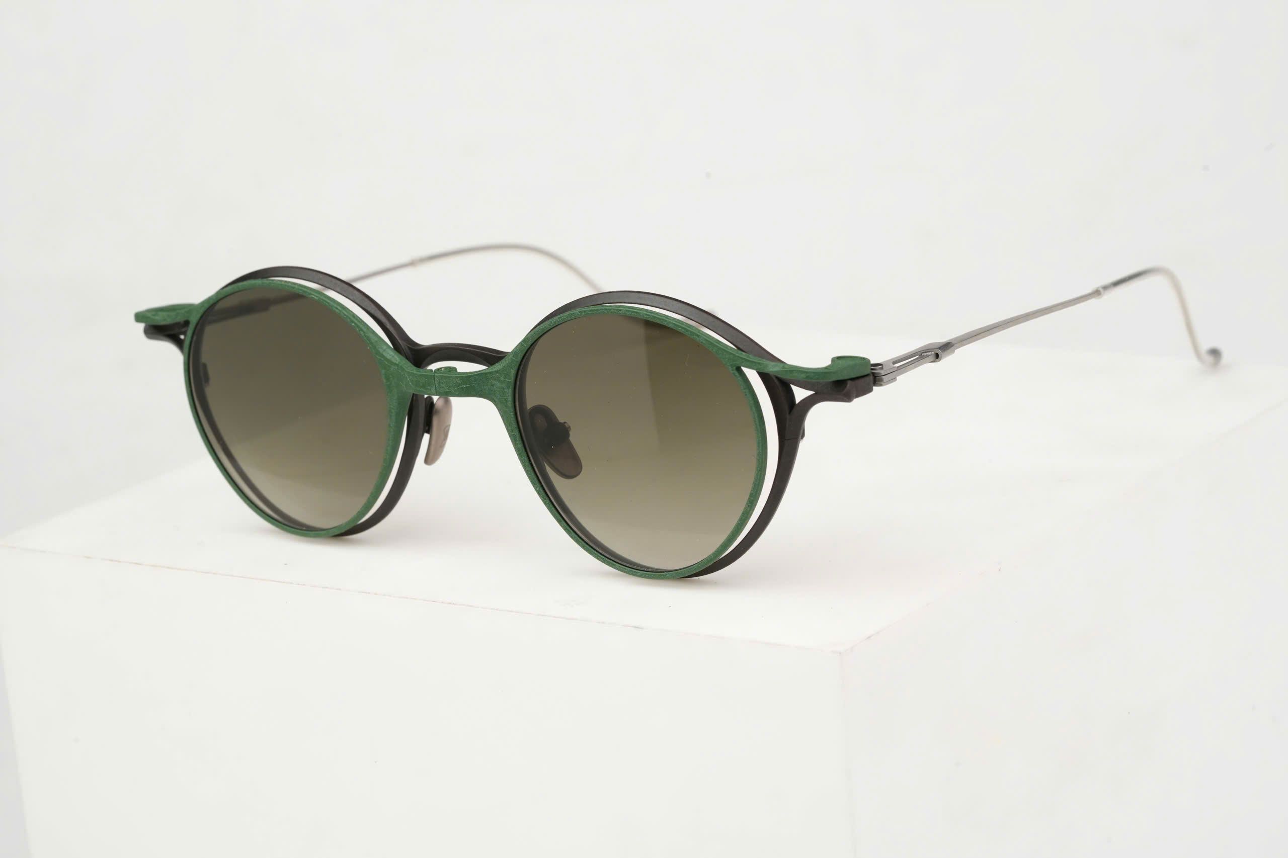 RG1038TI/ANTIQUE BRONZE x DARK GREEN CLIP/CLEAR+SUN