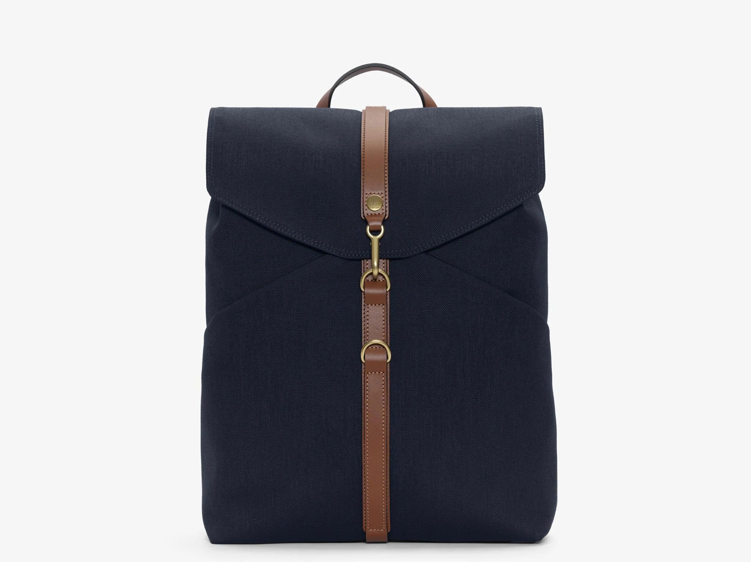 Mismo MS RUCKSACK, DEEP SEA BLUE/CUOIO MS010626