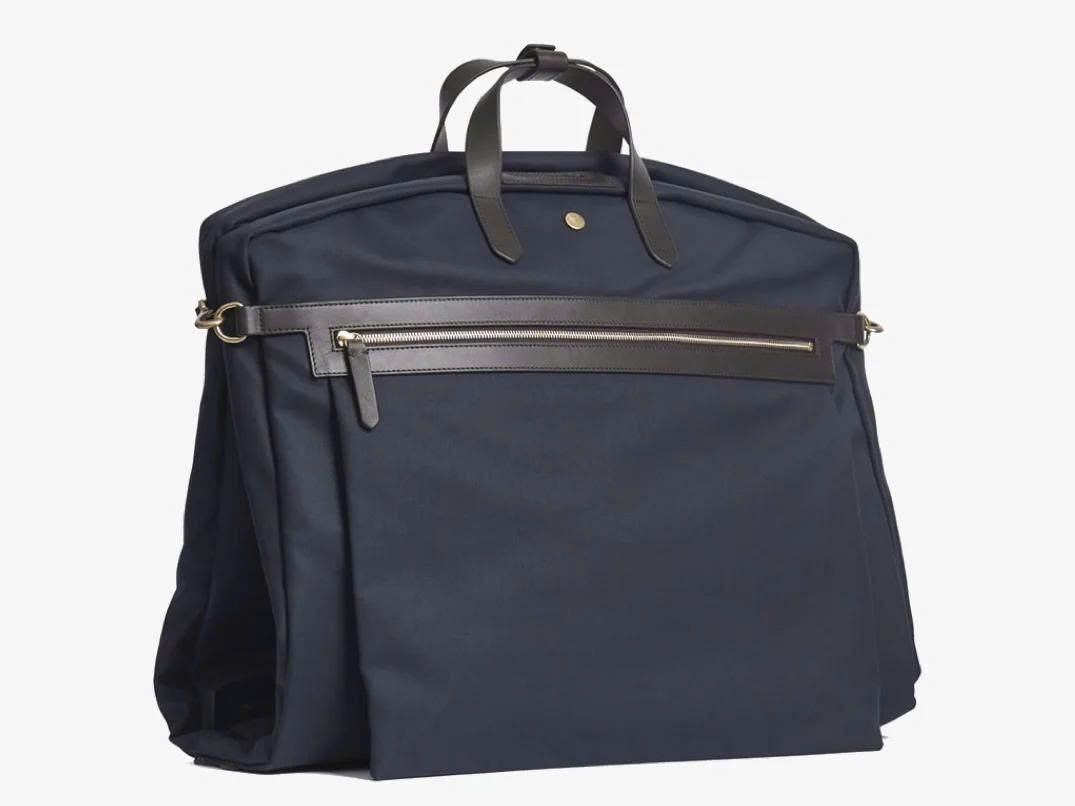 Mismo MS SUIT CARRIER, NAVY/ DARK BROWN MS441315