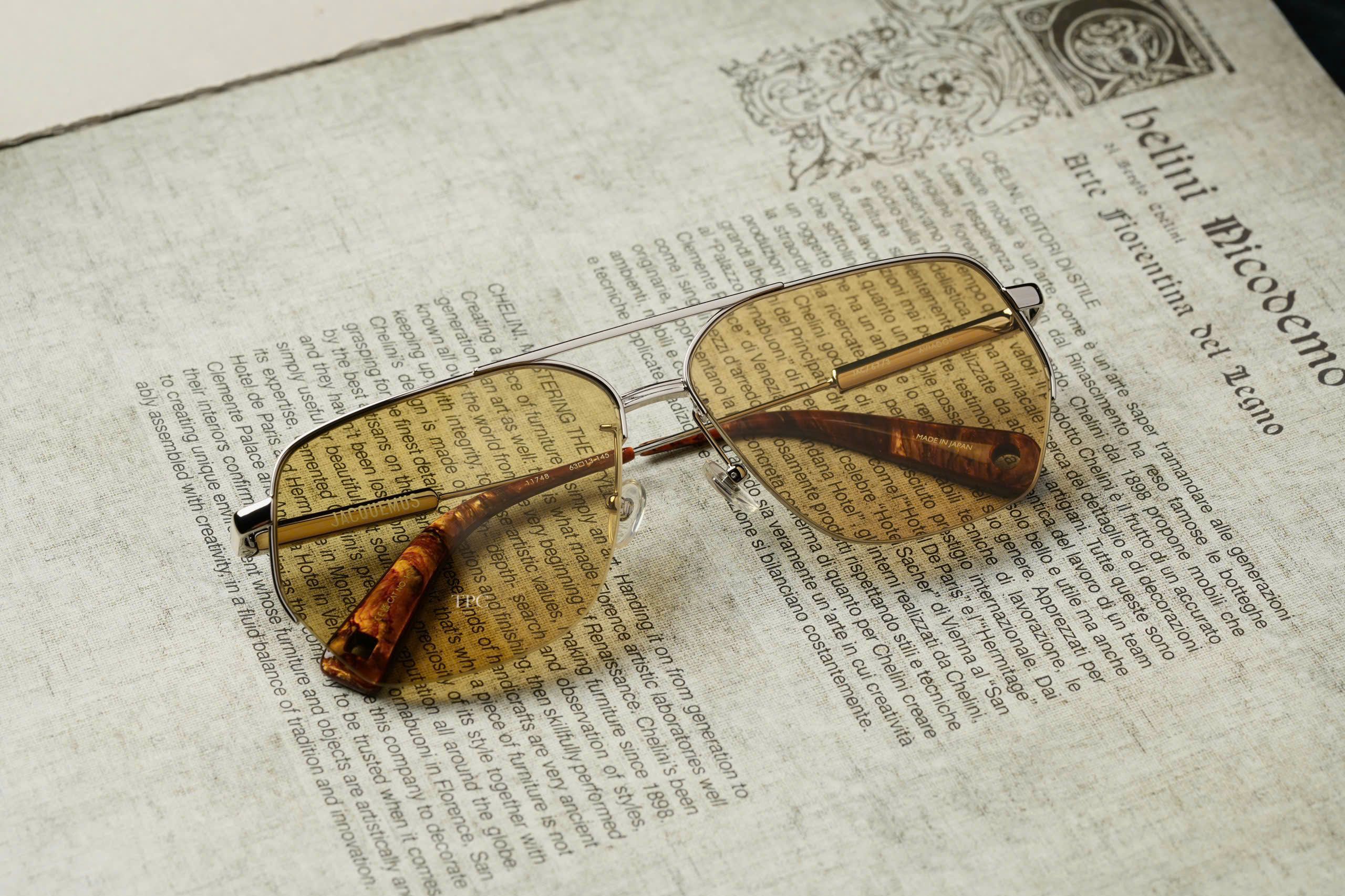 JAC67C3SUN col.AVIADOR SILVER/ WOOD EFFECT/ YELLOW