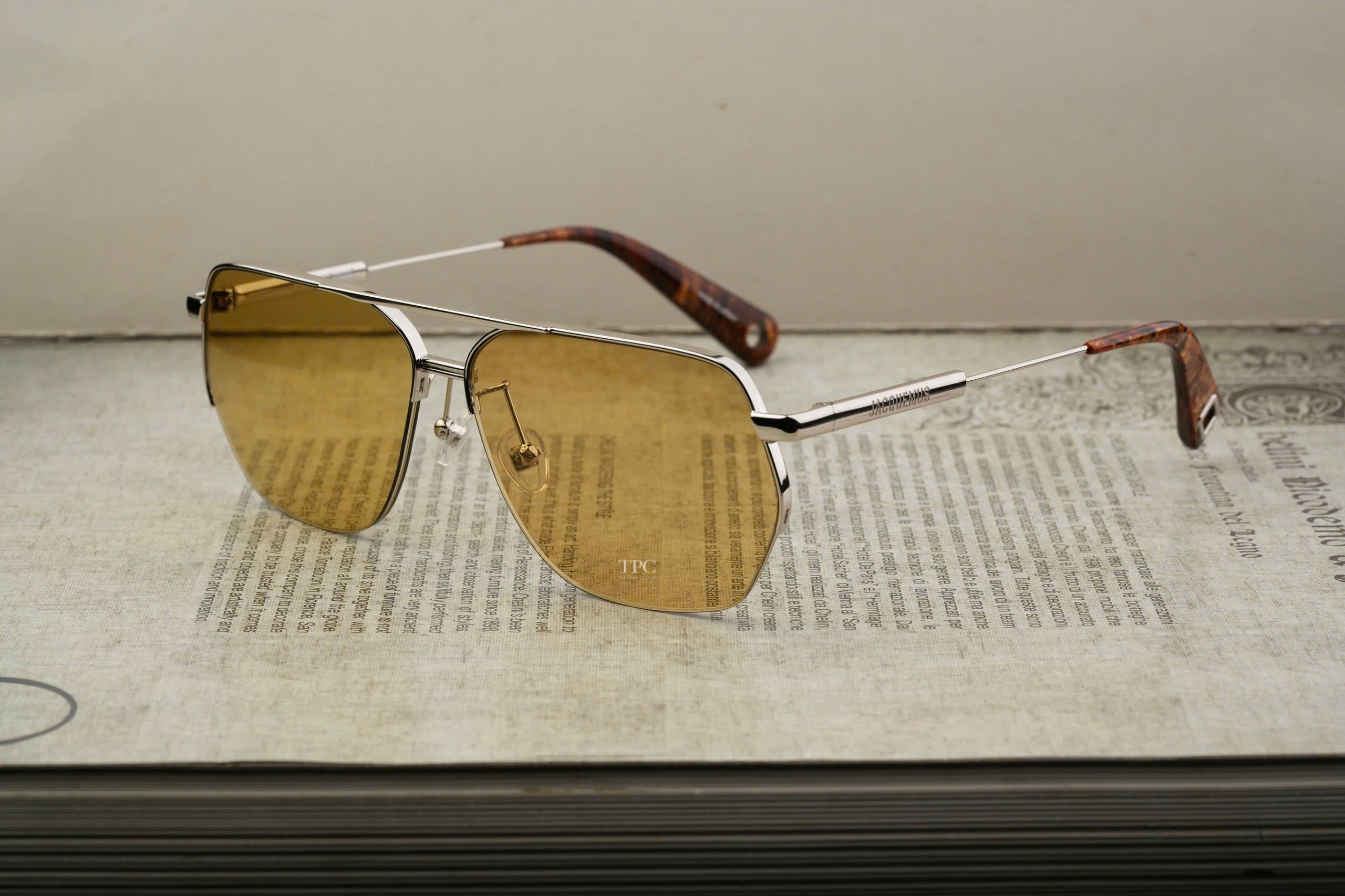 JAC67C3SUN col.AVIADOR SILVER/ WOOD EFFECT/ YELLOW