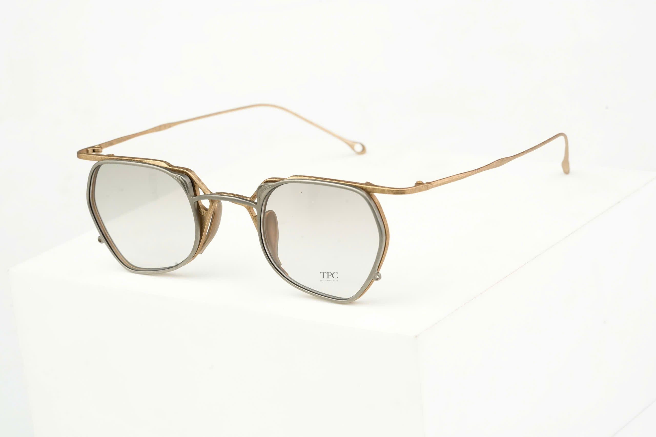 RG1999TVA/ANTIQUE/GOLD x TITANIUM/CLIP/CLEAR+SUN